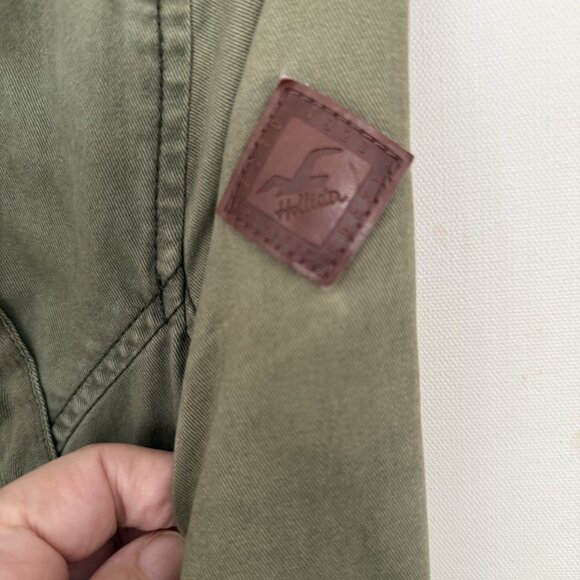 Hollister Womens Y2K Army Utility Jacket Size M Bella Swan Military Olive Green - Picture 9 of 14